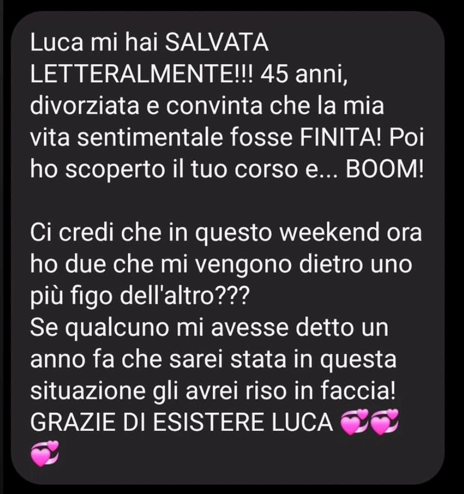 Testimonianza Instagram 1