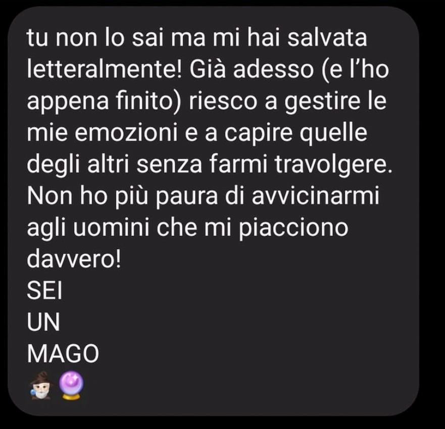 Testimonianza Instagram 1