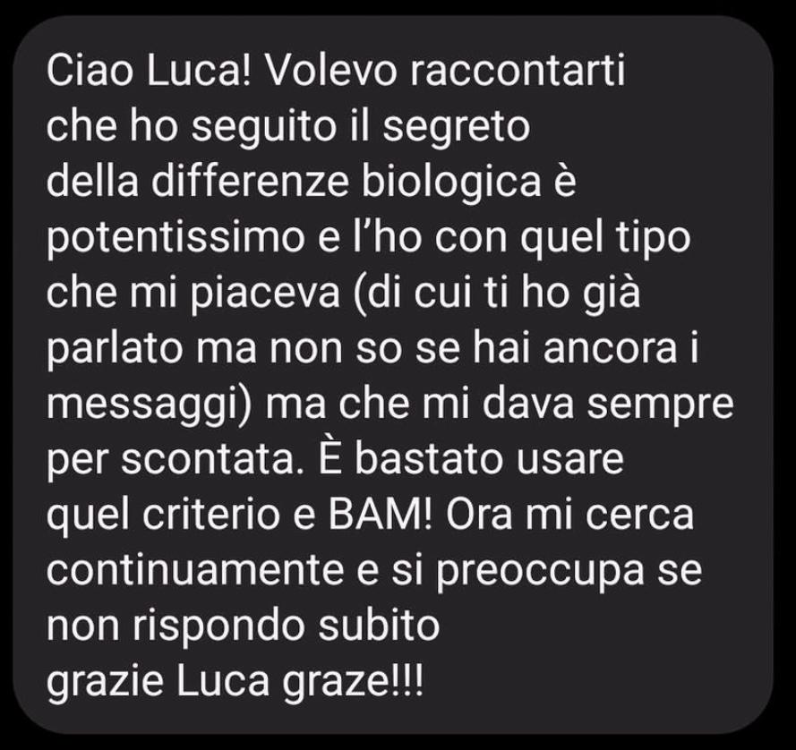 Testimonianza Instagram 1