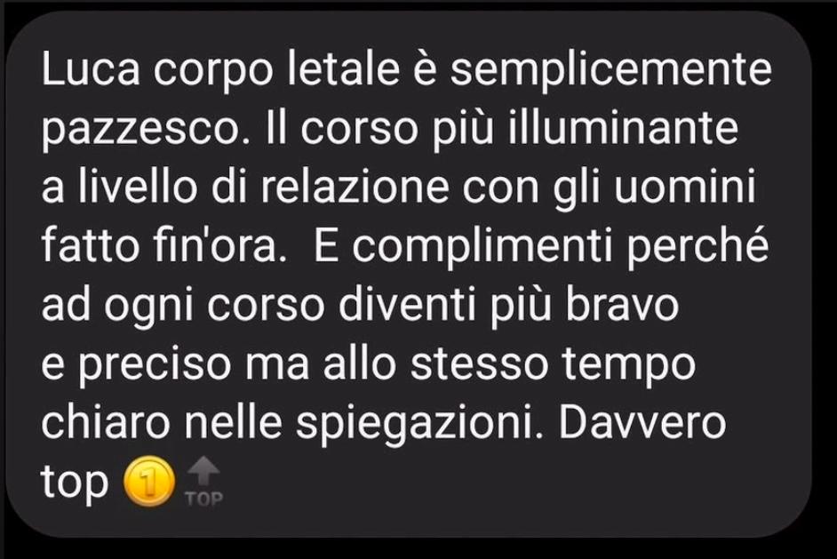 Testimonianza Instagram 1