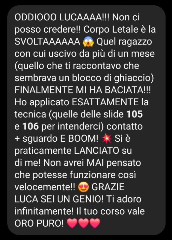 Testimonianza Instagram 1