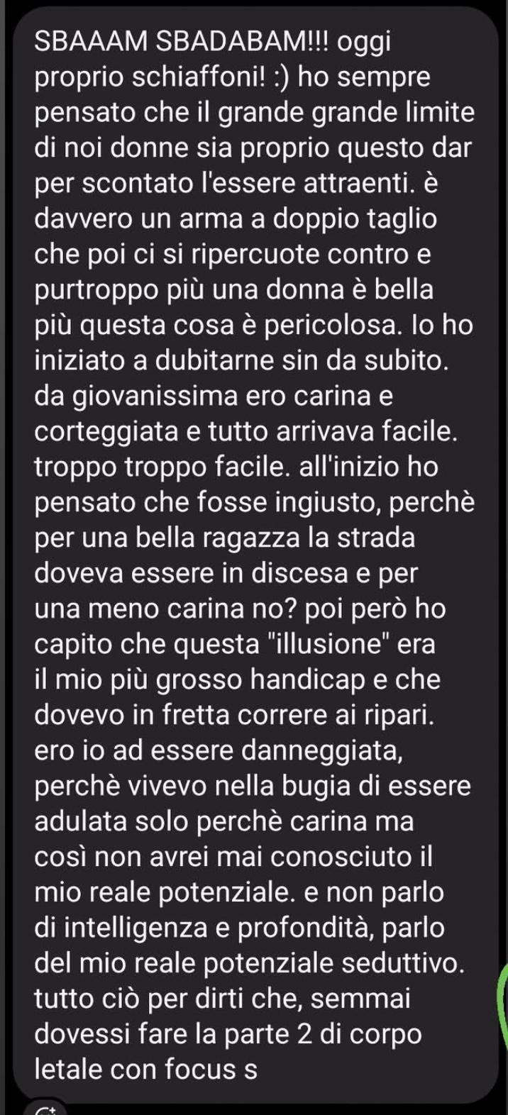 Testimonianza Instagram 1