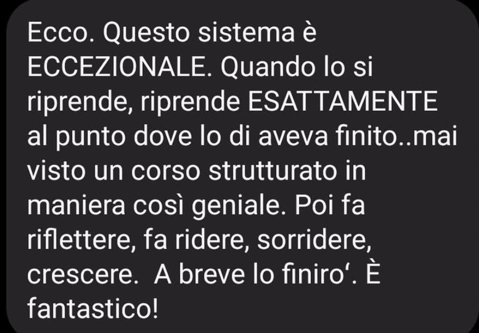 Testimonianza Instagram 1