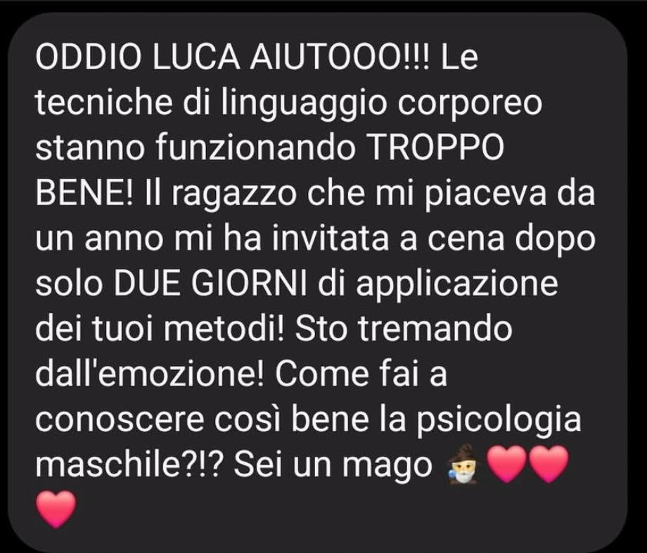 Testimonianza Instagram 1