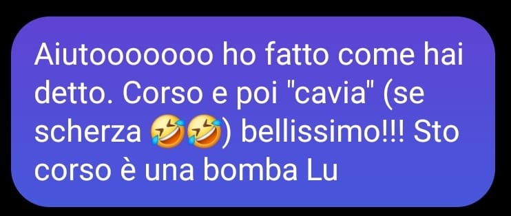 Testimonianza Instagram 3