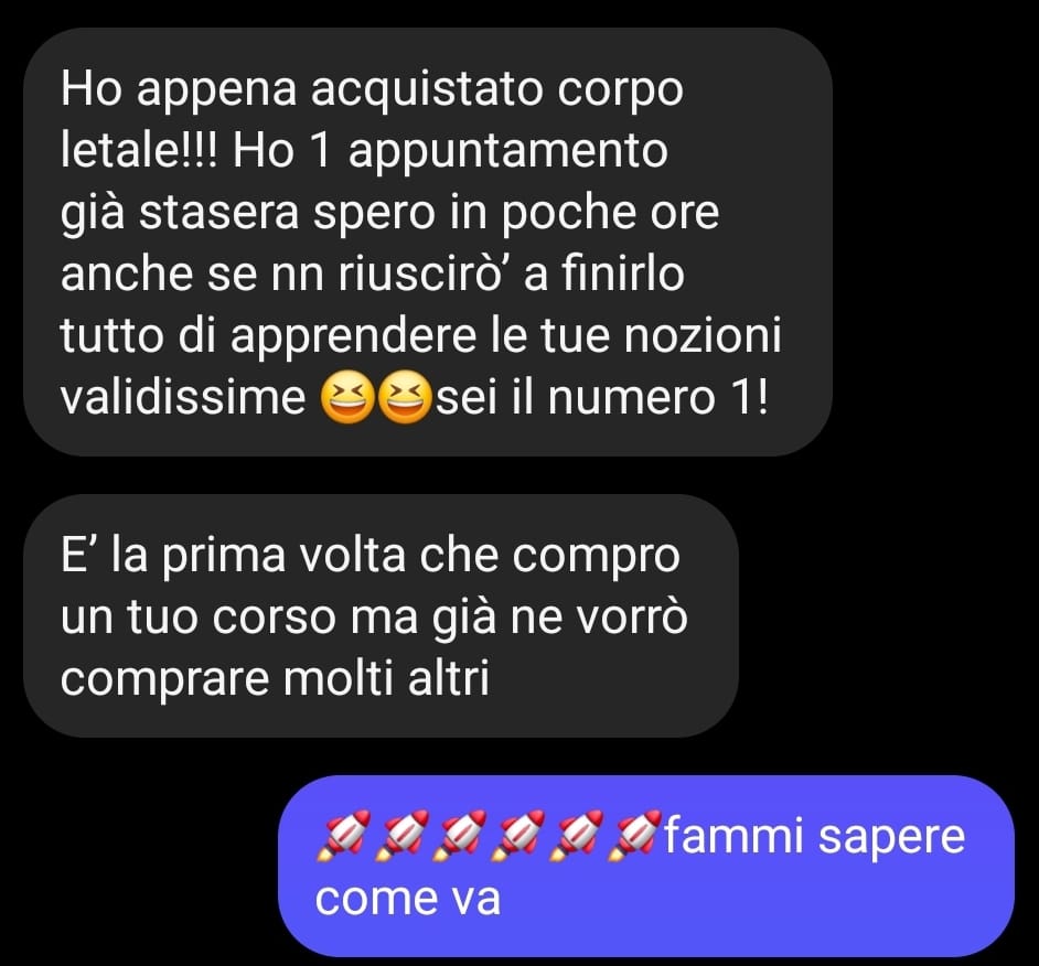 Testimonianza Instagram 4