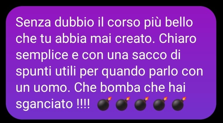 Testimonianza Instagram 4
