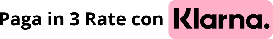 Paga in 3 rate con Klarna