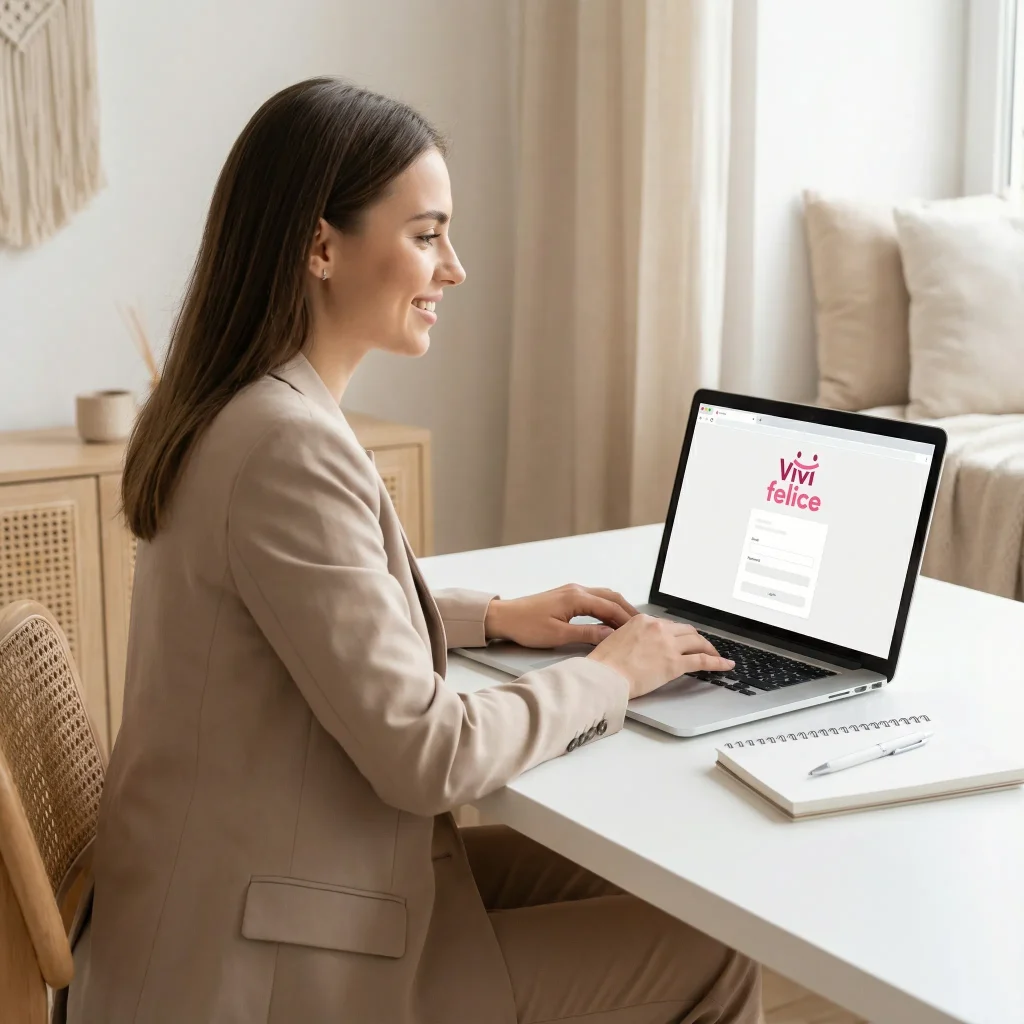 Candidata che compila il form