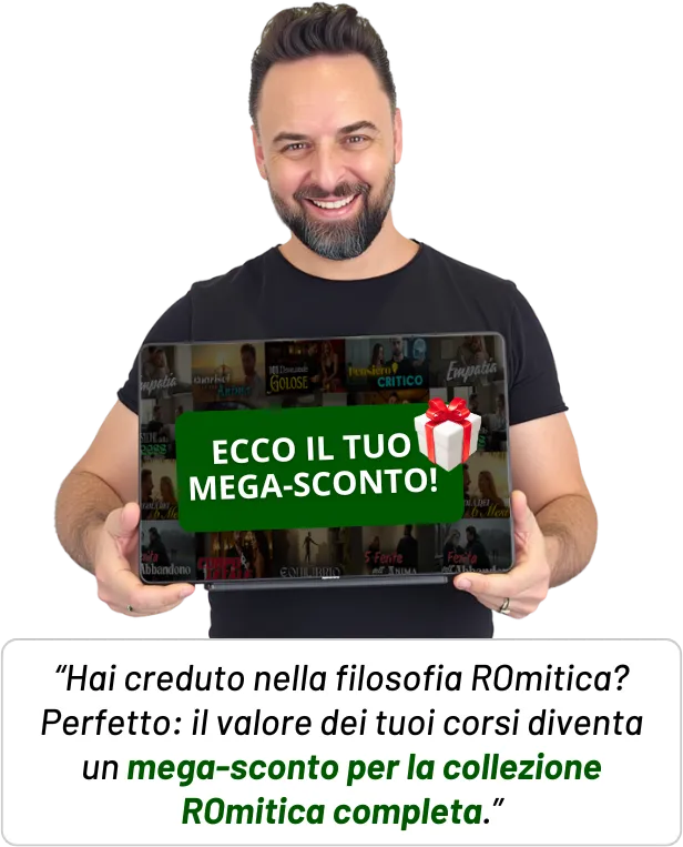 Luca Romito con tablet